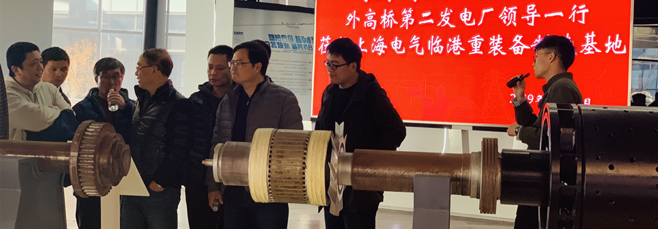 参观电气临港重装备制造基地—上海外高桥第二发电有限责任公司